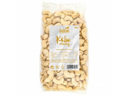 Kešu ořechy celé W240 medium 500g Wolfberry