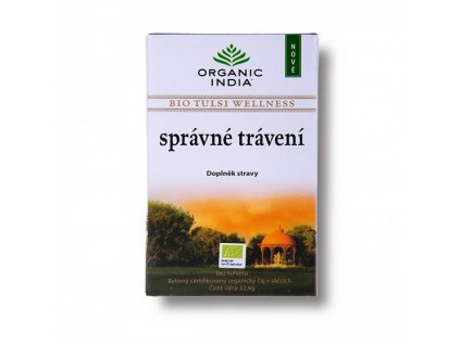 BIO Čaj Tulsi Wellness - správné trávení sáčkový 18ks Organic India