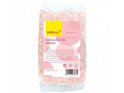 Himalájská sůl růžová 250g Wolfberry