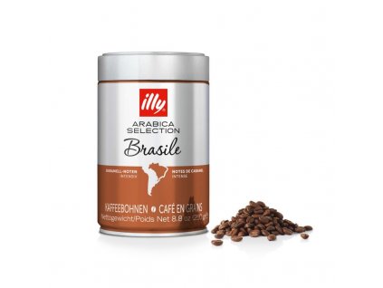 Káva Illy Monarabica Brasile zrnková 250g dóza