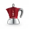 Moka konvice Bialetti Moka Induction - na 2 šálky (100 ml) - červená