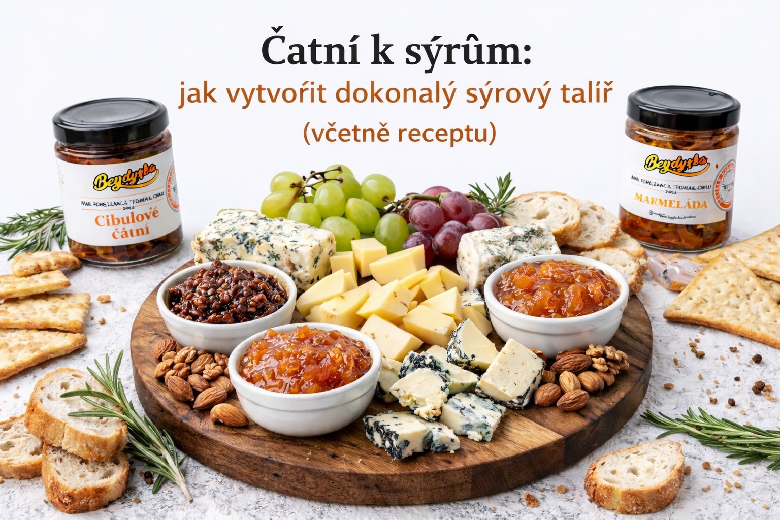 Čatní k sýrům: jak vytvořit dokonalý sýrový talíř (včetně receptu)