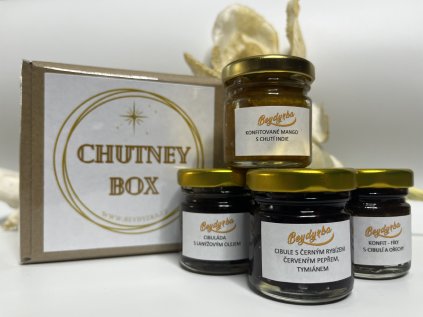Pestré druhy chutney - vánoční degustační balíček