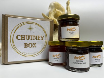 Pestré druhy chutney - vánoční degustační balíček
