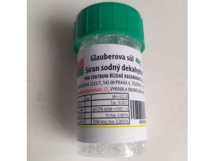 Glauberova sůl (40 g, Centrum řízené regenerace)