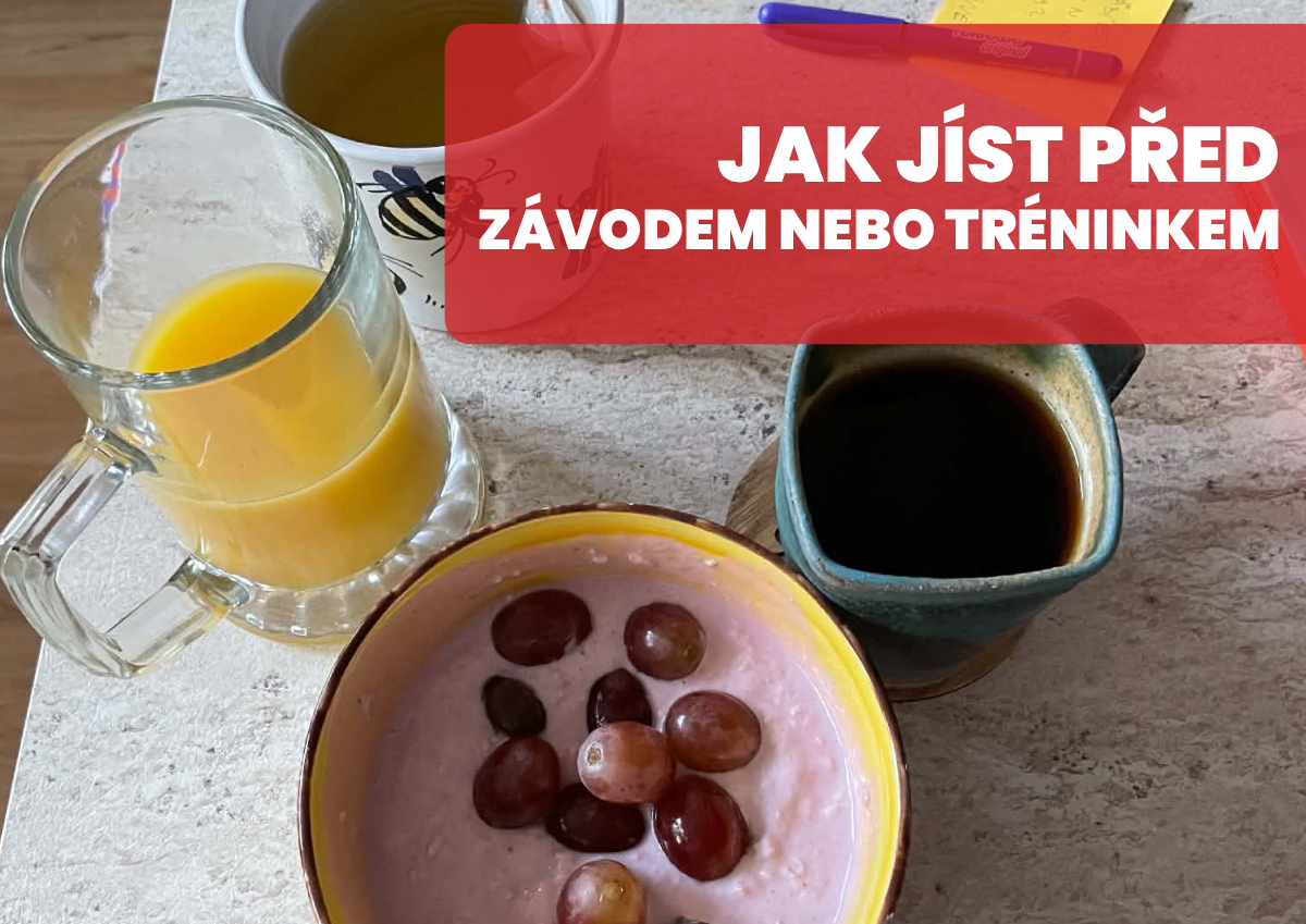 Jak jíst před závodem nebo tréninkem