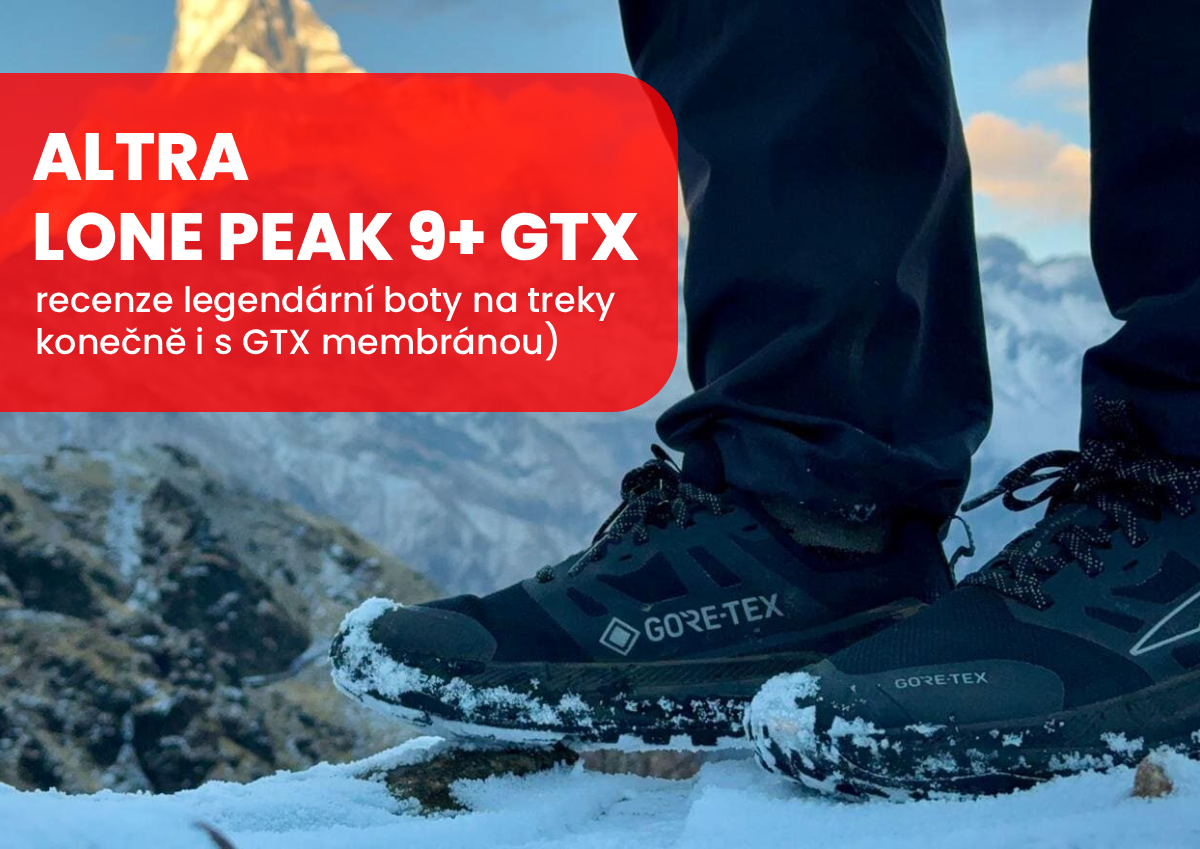 Recenze: Altra Lone Peak 9+ GTX je hybrid mezi trailovkou a zimní botou