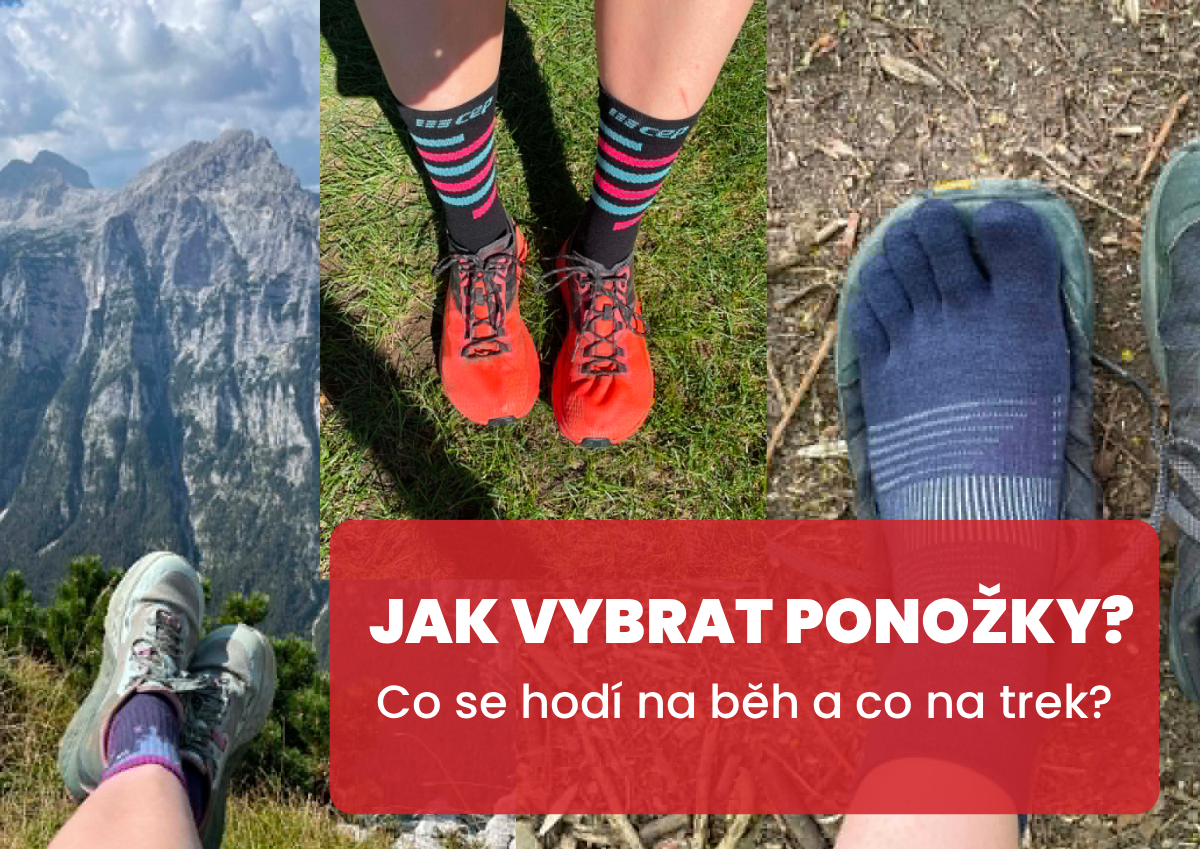 Průvodce výběrem sportovních ponožek: Proč bavlna nepatří do běžecké boty ani na treky?