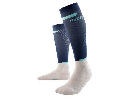 The run socks tall v4 blue off white WP20DR WP30DR front