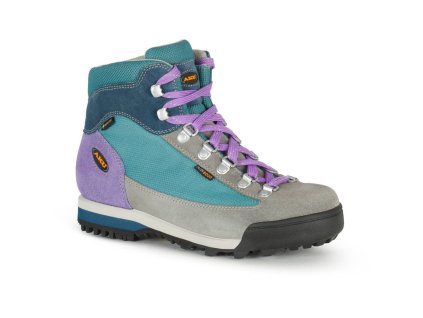 AKU Ultralight Original GTX - dámská kožená - zelená/fialová