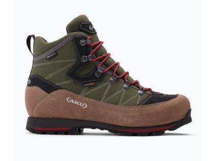 AKU TREKKER LITE III Wide GTX - dámská kožená - zelená/hnědá