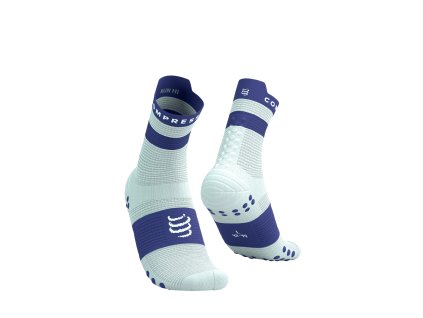 pro racing socks v40 run high star white orient blue