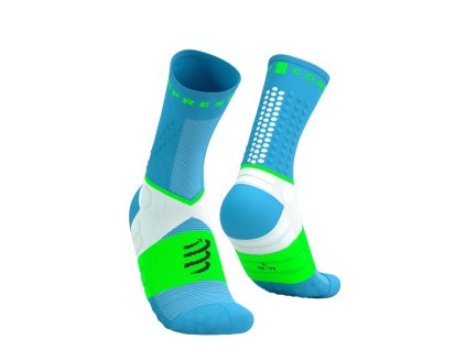 ultra trail socks v2 0 norse blue neon green t2