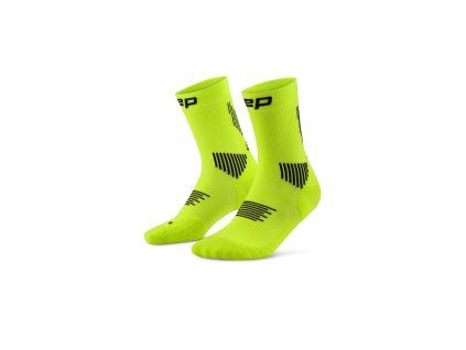 core run socks mid cut 5 0 lime black wp7ckr wp8ckr front 2 transp 4to5