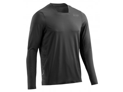 Run Shirt Long Sleeve black W01356 m front