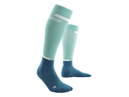 The Run Socks ocean petrol WP20NR WP30NR front