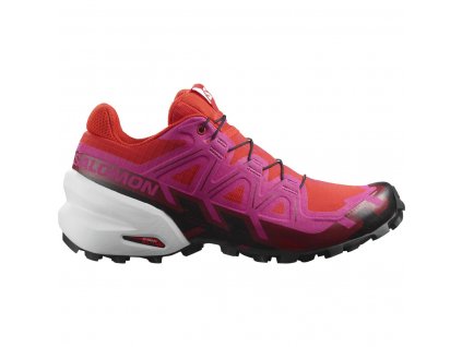 Salomon SPEEDCROSS 6 - dámská - červená/růžová/bílá