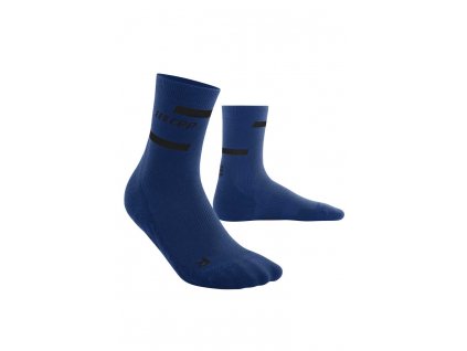 The Run Socks Mid Cut blue WP2C51 WP3C51 front