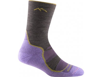 Darn Tough ponožky LIGHT HIKER MICRO CREW Lightweight Merino - dámské - fialové