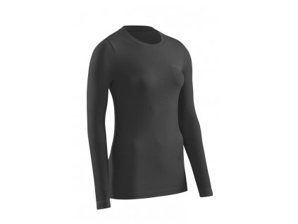 Cold Weather Base Shirt LS black w front