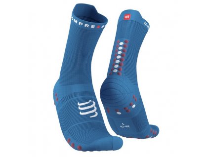Compressport ponožky Pro Racing Run - modrá