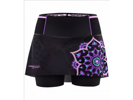 S22045015D 00 X096 SKORT VOLTAGE MANDALA