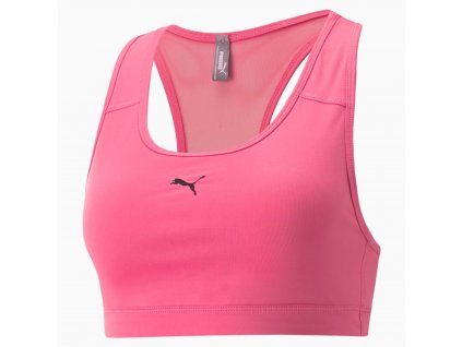 Puma podprsenka MID IMPACT 4Keeps – růžová