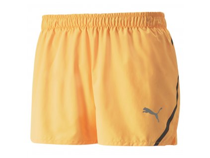 Puma kraťasy RUN SPLIT - pánské - oranžové