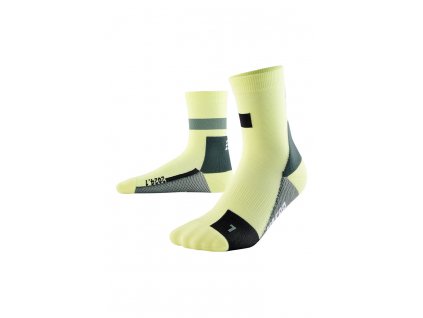 The run limited 2024 01 socks mid cut lime WP7CLA WP8CLA front