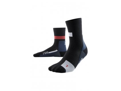 The run limited 2024 01 socks mid cut black WP7C5A WP8C5A front