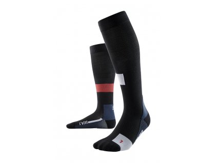 The run limited 2024 01 socks tall black WP705A WP805A front