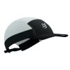 compressport 5 panel light cap white black