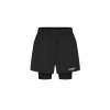 Core Run Shorts 2in1 black W5A75T w front 1 white 4to5