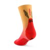Core Run Edt Gradient Socks Mid Cut 5 0 red marigold fade WP7CNG WP8CNG back white 4to5