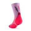 Core Run Edt Gradient Socks Mid Cut 5 0 pink lilac fade WP7CQG WP8CQG back white 4to5