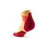 Core Run Socks Low Cut 5 0 marigold burgundy WP7AMR WP8AMR back white 4to5