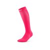Core Run Socks Tall 5 0 pink WP704R front 1 white 4to5