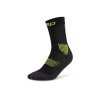 Core Run Socks Mid Cut 5 0 black lime WP7CLR WP8CLR front 1 white 4to5