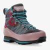 AKU TREKKER LITE III Wide GTX - dámská kožená - tmavě šedá/hnědá/růžová/modrá