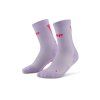 core run ultralight socks mid cut 4 0 lilac pink wp7cpl wp8cpl front 2 white 4to5