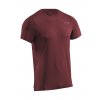 CEP Run Shirt Round Neck SS dark red W11385 m front