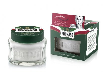 Proraso Green pred holenim