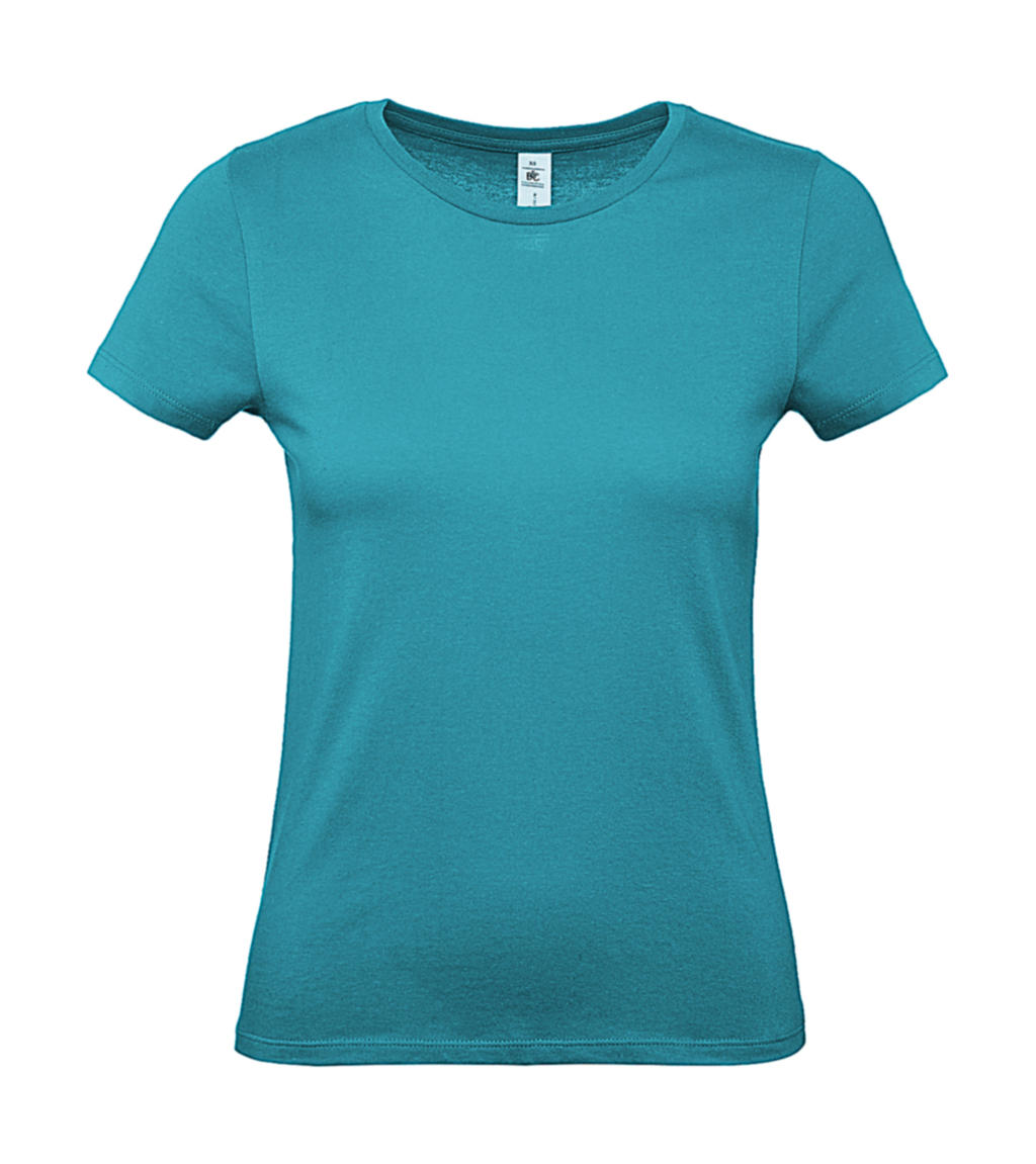 Dámské triko B&C Velikost: XL, Barva: Real Turquoise