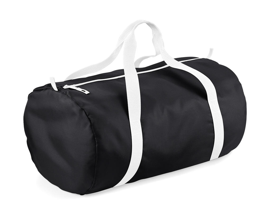 Packaway Barrel Bag Barva: Black/White