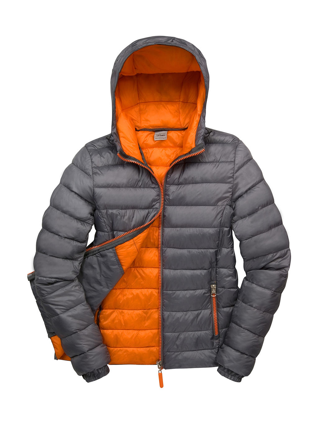 Dámská Snow Bird bunda s kapucí Velikost: XL (16), Barva: Grey/Orange