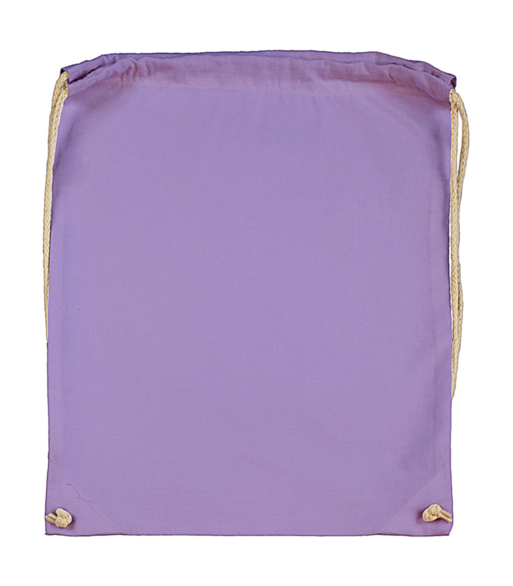 Bavlněný zatahovací batoh Barva: FAS_Lavender