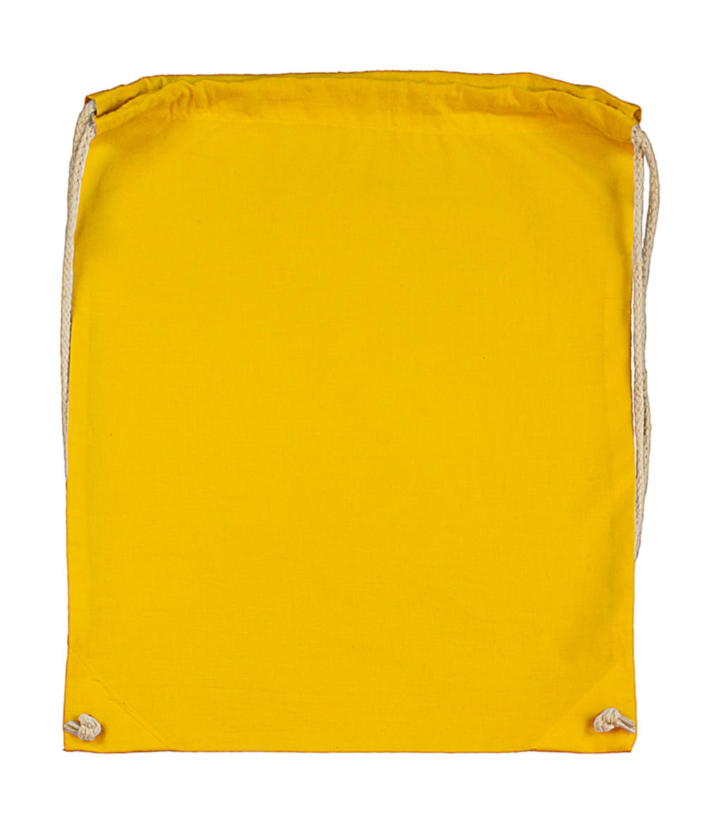 Bavlněný zatahovací batoh Barva: Yellow