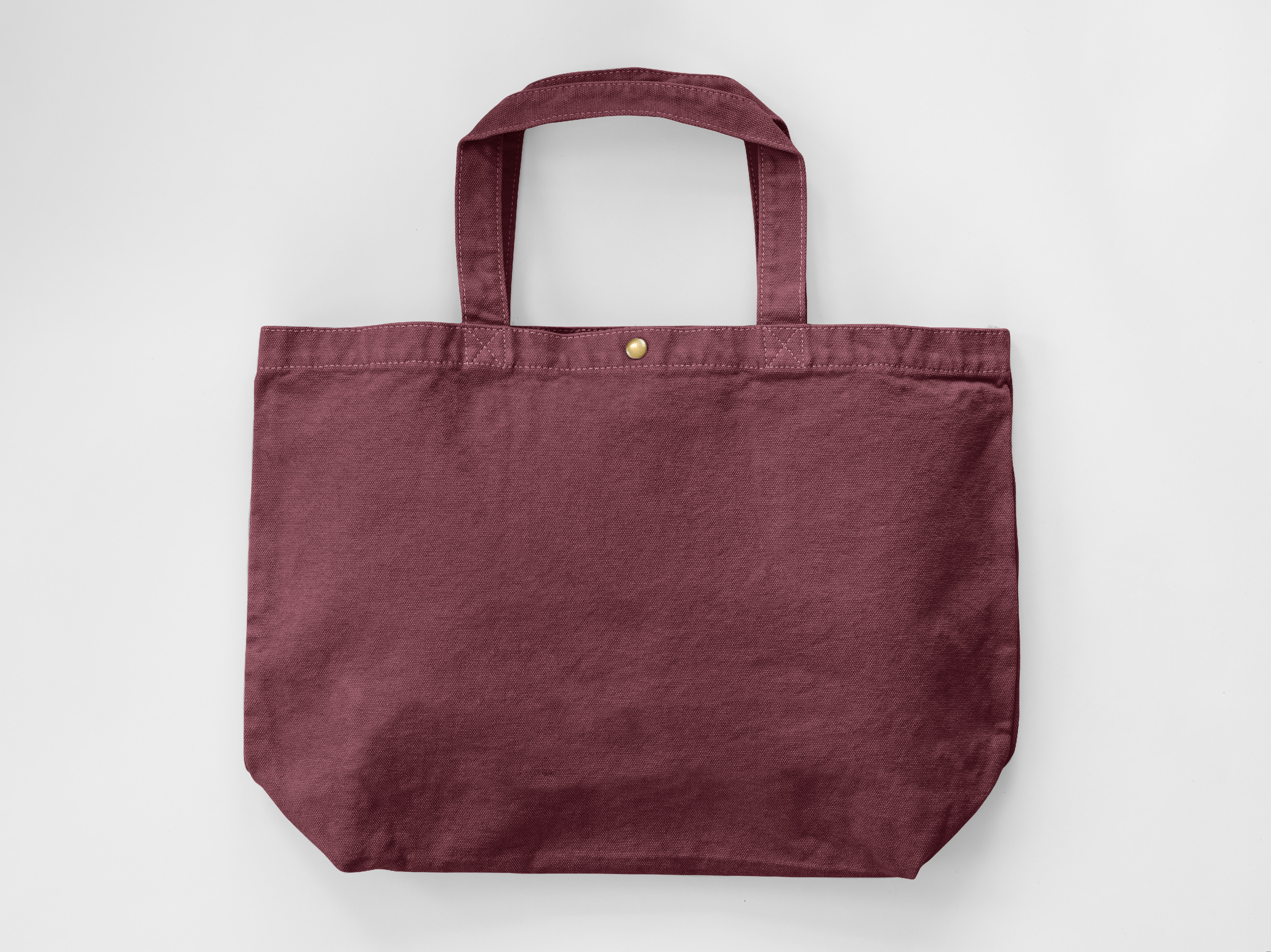 Velký Canvas Shopper Barva: Burgundy