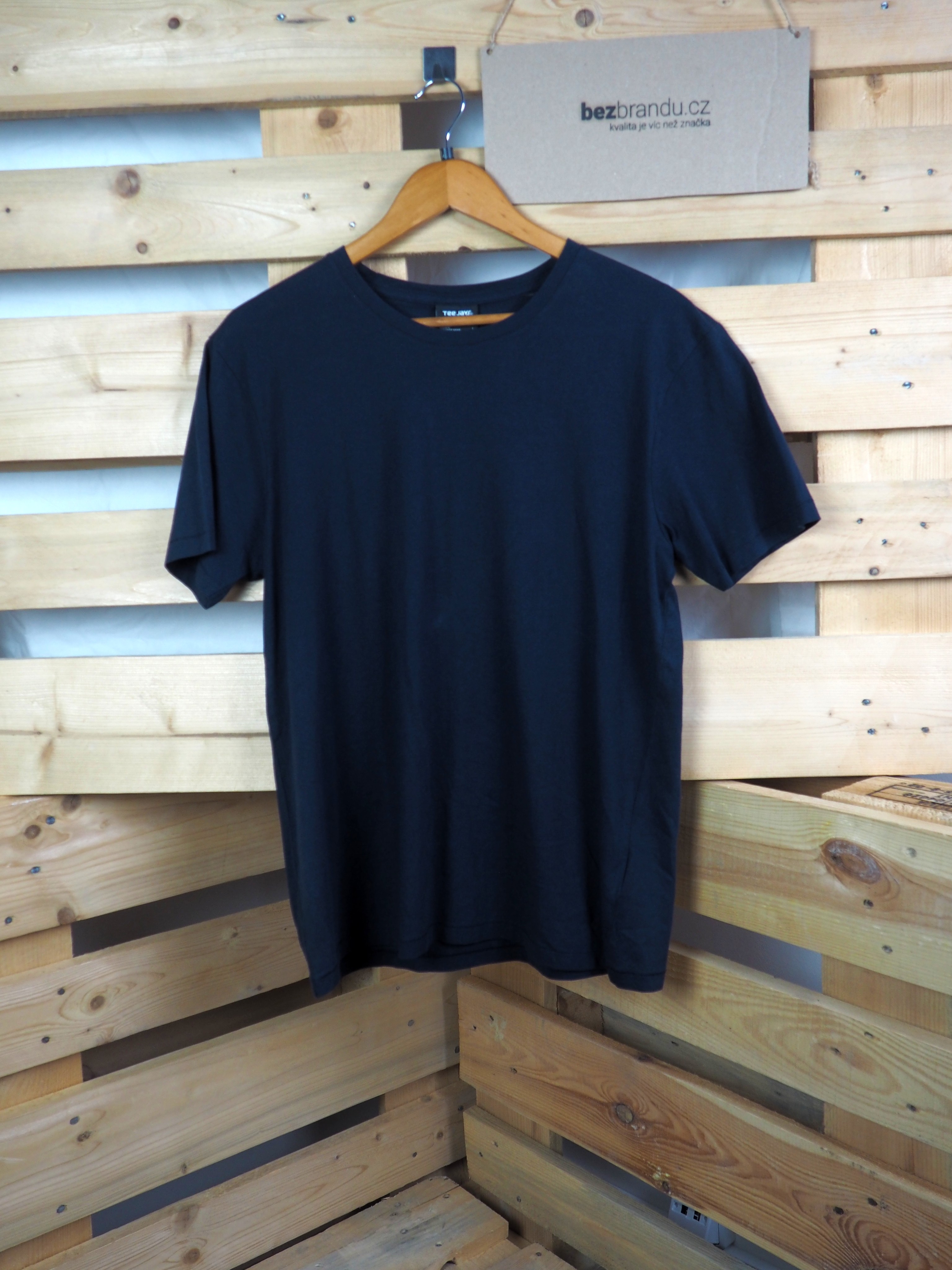 Pánské tričko Tee Jays - tmavě modré L