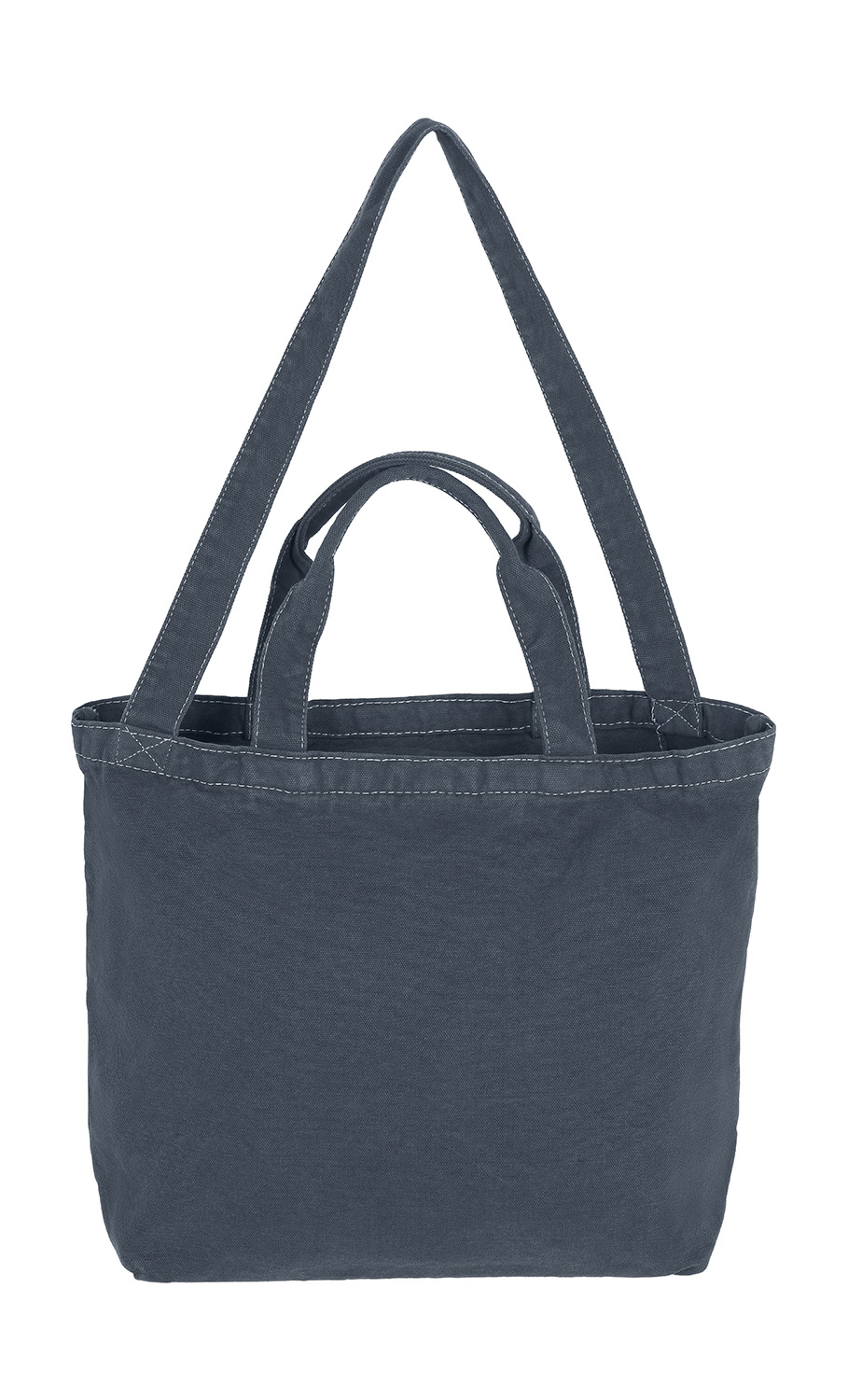 Taška Canvas Shopper na zip Barva: Tmavě modrá